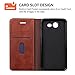 Galaxy J7 V Case,J7 Sky Pro Case,J7 Perx/J7 Prime/J7 Sky Pro/Galaxy Halo Case,RUIHUI Luxury Leather Wallet Folio Flip Protective Shell Cover with Card Slot and Stand for Samsung Galaxy J7 2017(Brown)