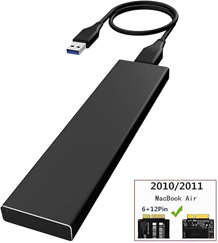 Amazon Co Jp Shinestar Macbook Air 10 11用pcie Ssdエンクロージャ 外付けケース付きa1369 A1370 Ssdアダプタ サポートモデルmc503 Mc504 Mc505 Mc968 Mc969 Mc965 Mc966 Ssd 6 12 Pin パソコン 周辺機器
