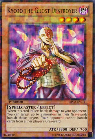 Yu-Gi-Oh! - Kycoo the Ghost Destroyer (BP02-EN011) - Battle Pack 2: War of the Giants - 1st Edition - Mosaic Rare