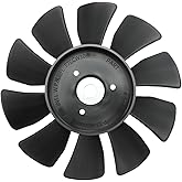 Duheri 53822 7" 10 Blade Transmission Fan Fits Husqvarna Craftsman Tractor Hydro Gear Replaces 584282001 Transaxle Cooling Fa