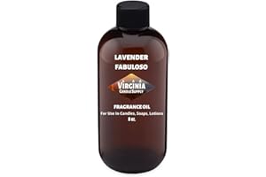 VIRGINIA CANDLE SUPPLY Lavender Fabuloso Fragrance Oil (Our Version of The Brand Name) (8 oz Bottle) for Candle Making, Soap Making, Tart Making, Room Sprays, Lotions, Car Fresheners, Slime, Bath Bombs, Warmers…