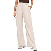 NIMIN Wide Leg Dress Pants for Women High Waisted Work Trousers Business Casual Palazzo Slacks 2025 with Pockets