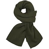 gyprprer Merino Wool Scarf for Men & Women – Soft Unisex Winter Shawl, Warm Breathable Knit Wrap Gift