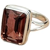 Color Changing Zultanite Ring, 925 Solid Sterling Silver Ring, Gift Ring, Multi Color Emerald Cut Zultanite Gemstone Ring, Engagement Ring
