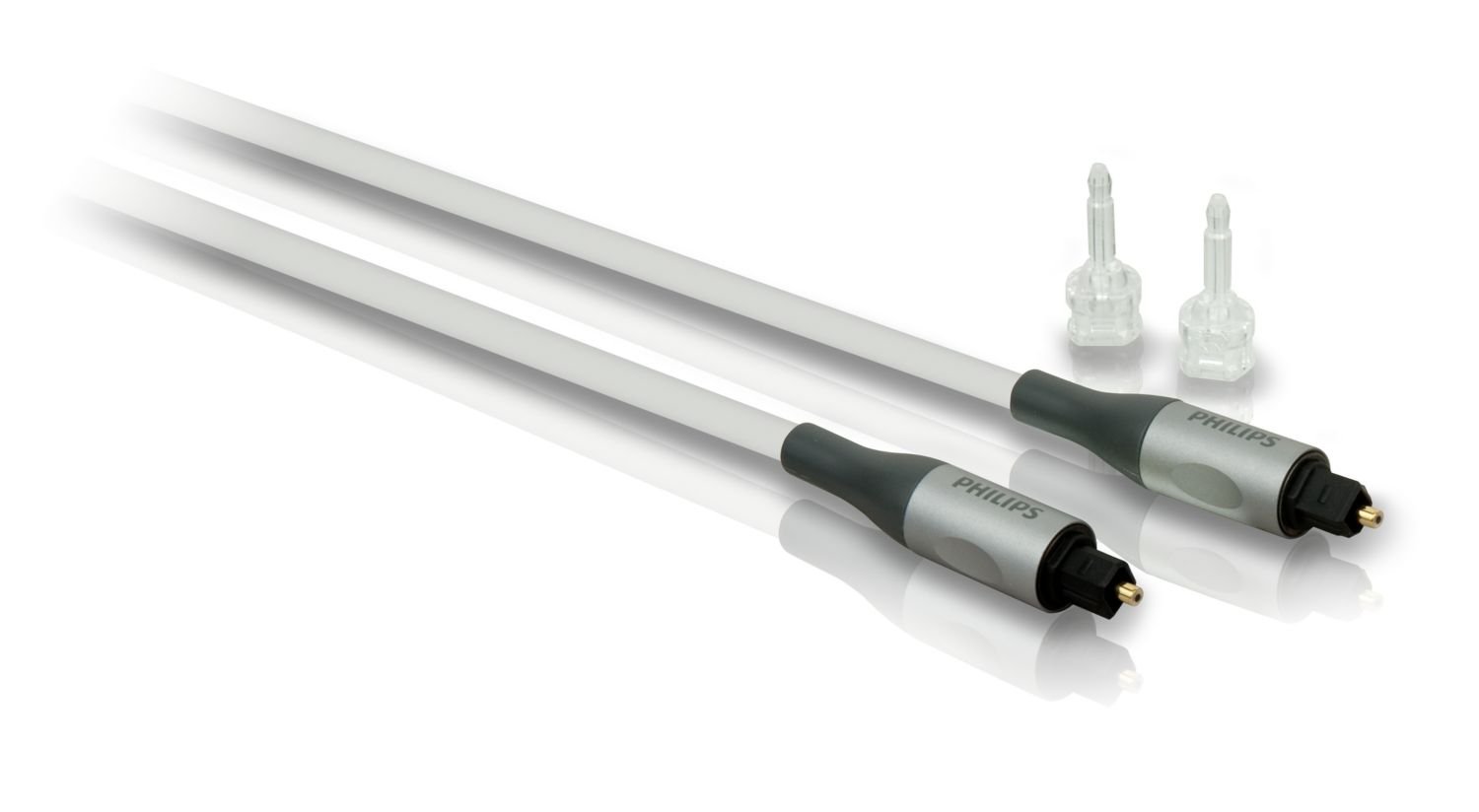 Philips, optical Audio Cable ODT with 2 ODT-Jack Adaptors, 1,5 m