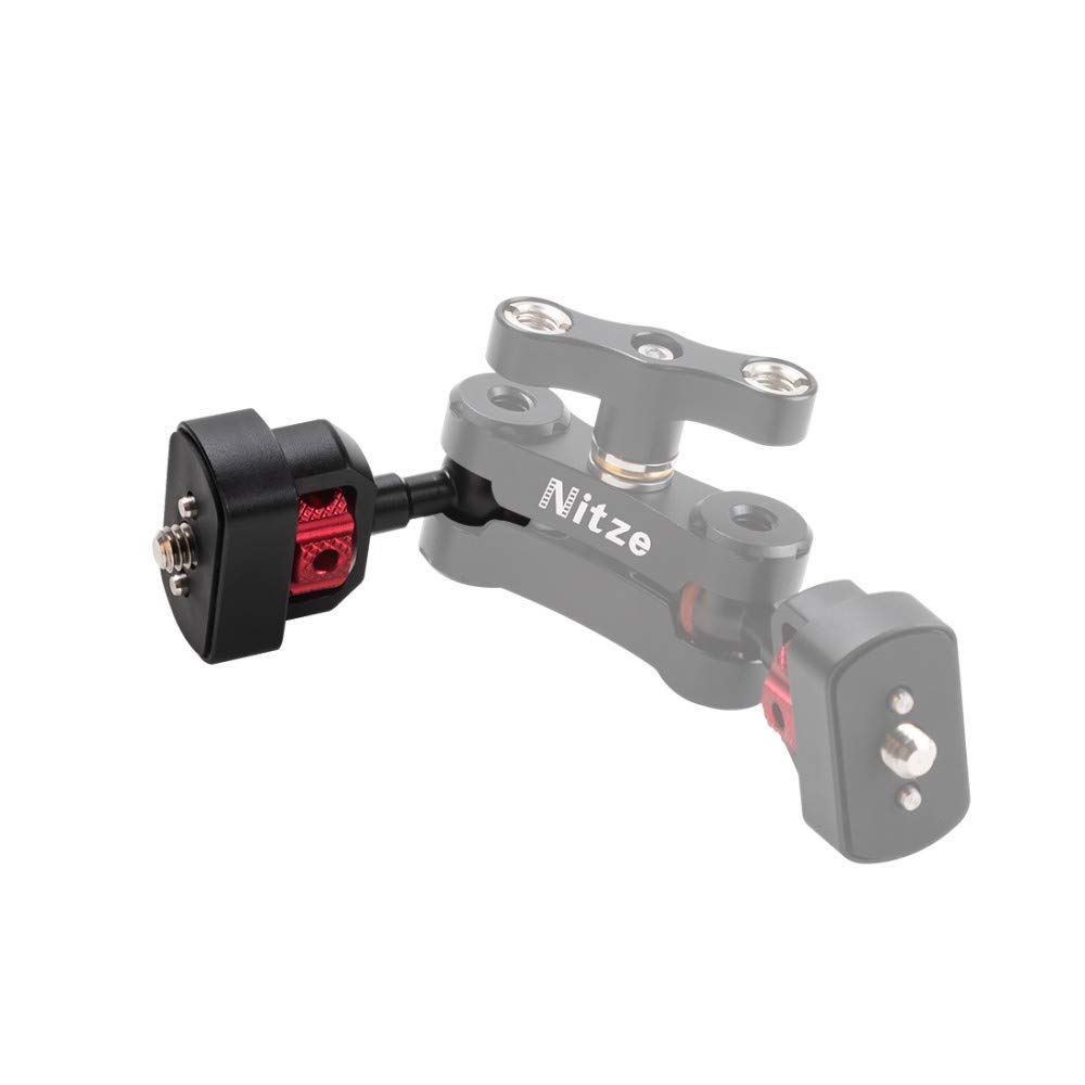 Nitze 15mm Ballhead with 1/4"-20 Screw with Locating Pins - N50-T08-1/4