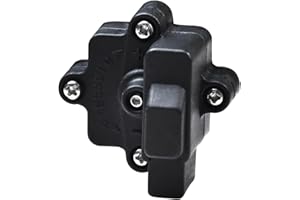 ECO-WORTHY On Demand Water Diaphragm Pump Pressure Switch 40-80 PSI, Adjustable Waterproof Pressure Switch Replacement Kit Re