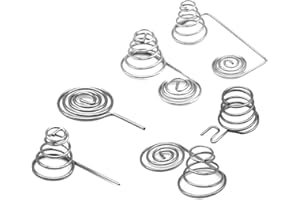 5PCS AA Battery Negative and Positive Coils Spring Contact Plate Nickel Wire Spring,FW-DCTH7F7X16