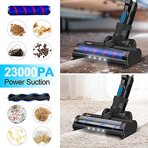 INSE Cordless Vacuum Cleaner, Rechargeable Battery Cordless Stick Vacuum, Up to 90mins Runtime