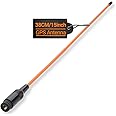 Extended Long Range Flexible Receiver Orange Antenna Upgrade 15 inch Whip Antenna for Garmin GPS Alpha 100 200 200i Astro 220 320 430, Roniware