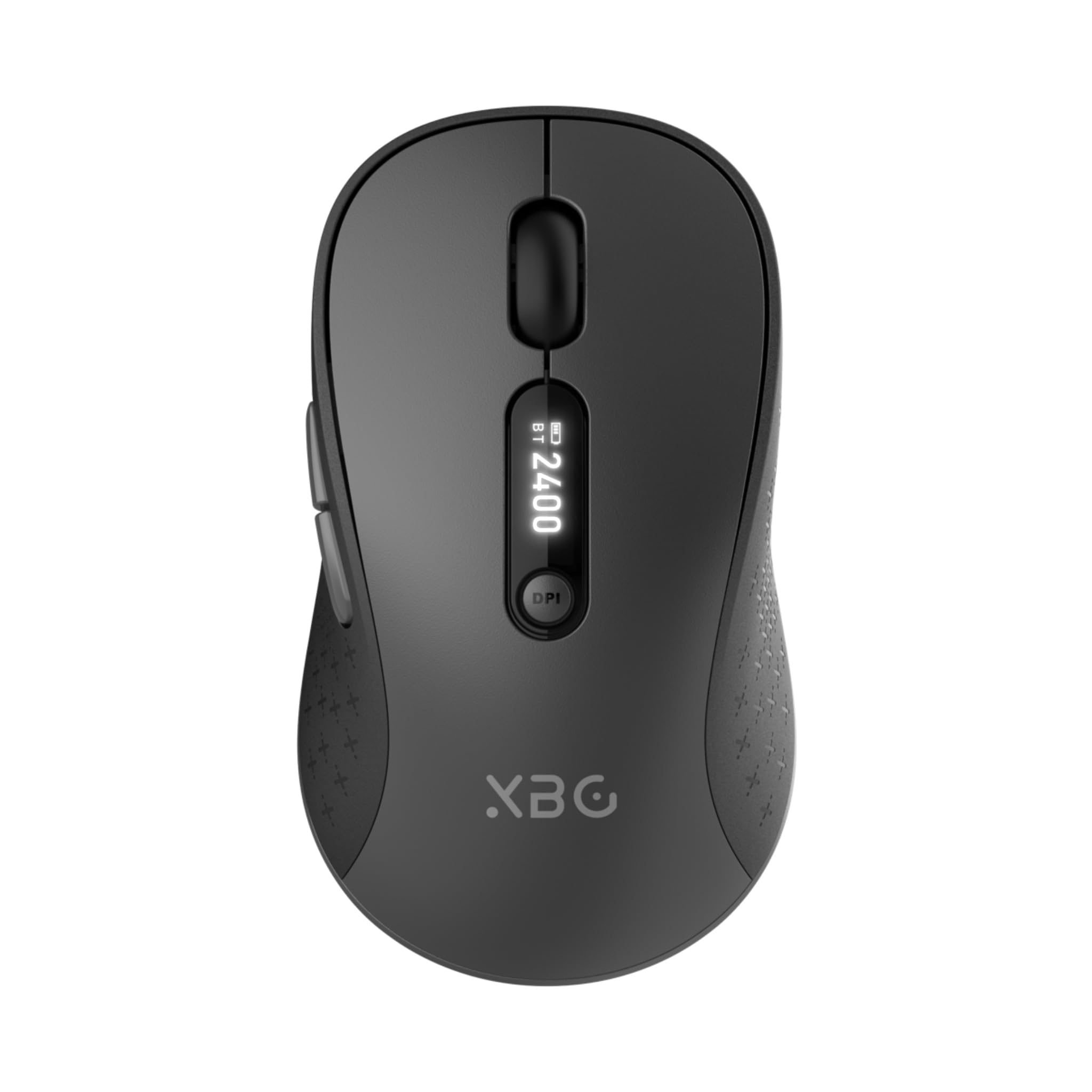 Photo 1 of XBG B15pro Wireless Bluetooth Mouse, Bluetooth 5.0/4.0 & 2.4G Tri-Mode, Type-C Rechargeable with LED Screen Display, Ergonomic Silent Click for Laptop/PC/Tablet, Multi-Device & Office Use