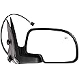 SCITOO Passenger Side View Mirror Fit For 2002 For Chevy Avalanche 1500 2500 2000-2002 Suburban 1500 2500 Heating Manual Folding Power adjustment Right Outside Exterior Mirror GM1321252 15172248