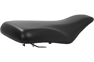 BALOCEO Complete Seat Compatible with 2000 2001 2002 2003 Honda TRX350FE Rancher 350 4x4 ES, TRX350FM Rancher Rancher 350 4x4 S Black Plastic