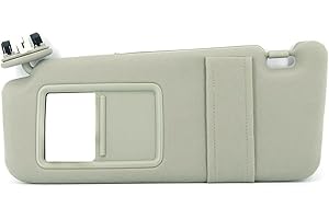 USTAR Beige Left Sun Visor Fit for Toyota Camry 2006 2007 2008 2009 2010 2011 with Sunroof and Lights 74320-06800-E0