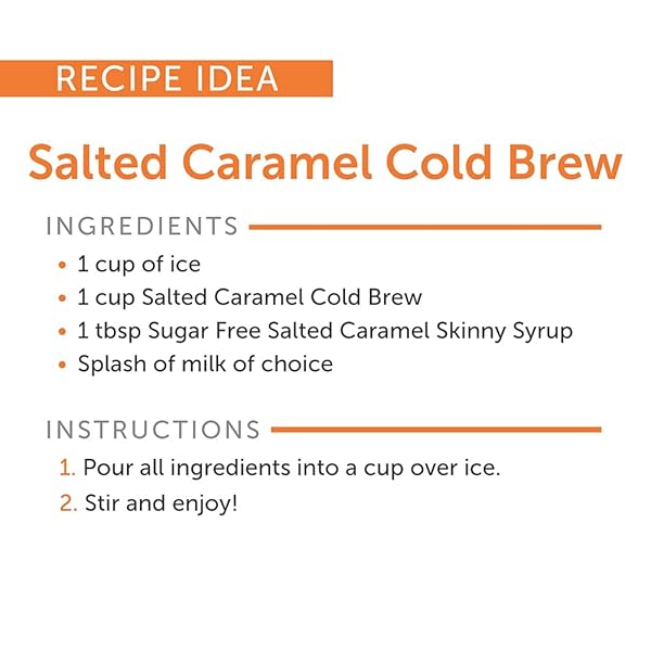 JORDANS SKINNY SYRUPS JORDAN SKINNY SYRUP SUGAR FREE SALTED CARAMEL,ONE 25.4 OUNCE BOTTLE