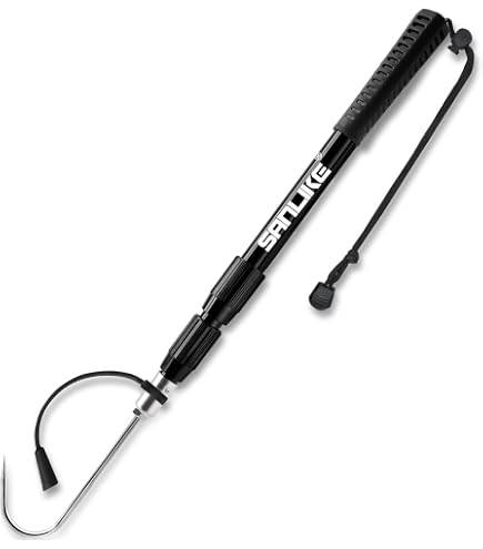 Amazon.com : SANLIKE Fishing Gaff Fishing Hook - Stainless Steel Extra Strong Sharp Fishing Gaff Hook for Saltwater Freshwater Fishing with Protection Cover, 6MM Screw Thread : Sports & Outdoors Amazon.com : SANLIKE Fishing Gaff Fishing Hook - Stainless Steel Extra Strong Sharp Fishing Gaff Hook for Saltwater Freshwater Fishing with Protection Cover, 6MM Screw Thread : Sports & Outdoors