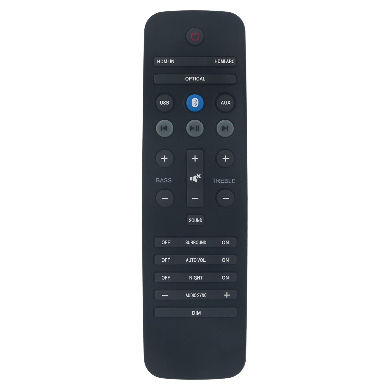 Replacement Remote Control YKF297-009 Fit for Philips Fidelio Soundbar Speaker HTL9100