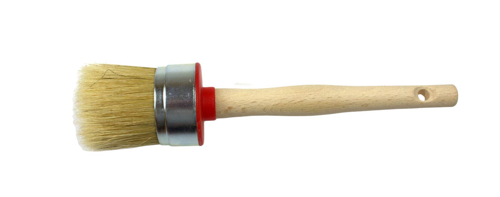 Natural Bristle Round Paint Brush 1 pc., size - fi50 mm