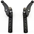Wheelchair Brake,Composite Scissor Wheel Locks,Compact Scissor Wheel Lock,DIY,Wheelchairs Replacement Parts (1Pair,Black)