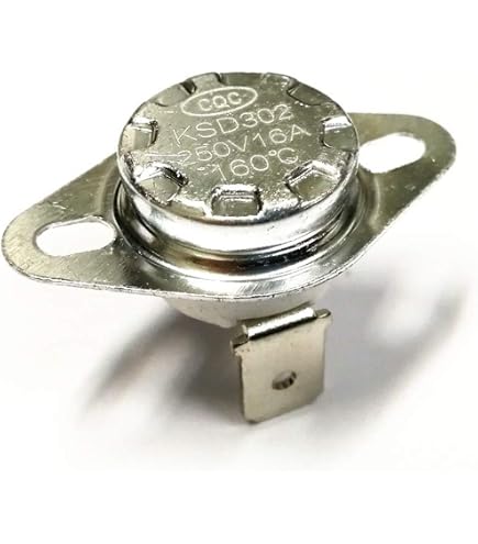 Ksd301 Keramik Thermostat 16a 250v 260c Normaler Weise Geschlossener Plattfuß-te