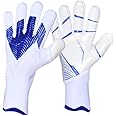 Longjihui Soccer Goalkeeper Gloves Goalie Training Gloves Strong Grip Anti-Slip and Breathable for Adults and Children