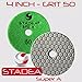 Stadea DPPD04SPRA400G1P Dry Concrete Diamond Polishing Pad for Concrete Stone Granite Travertine Marble Glass Polishing with Grit 400