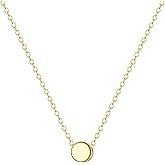 Zeffy Cute Heart Necklace 18k Gold/Silver Plated Tiny Heart Pendant Choker Necklaces Gold Love Heart Chain Necklace for Women Dainty Gold Jewelry Valentines Day Gifts for Women Girls Teen Girls