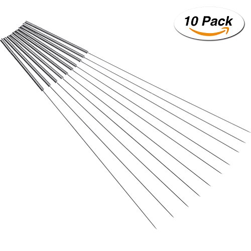 HESTYA 3D Printer Nozzle Cleaning Kit 0.4mm Stainless Steel Nozzle Cleaning Tool Kit 3D Printer Cleaning Needles, Drill Bits for 3D Printer Accessory, 10 Pack - Thumbnail 7