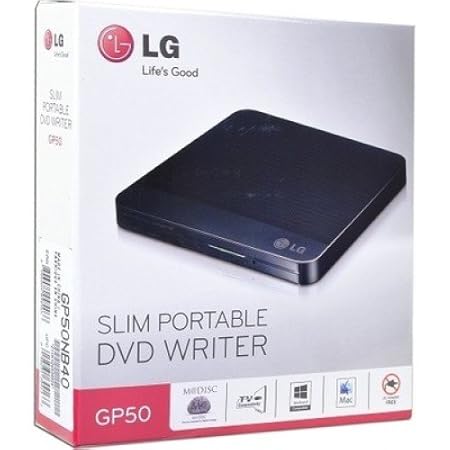 LG External USB DVD Writer (Black)