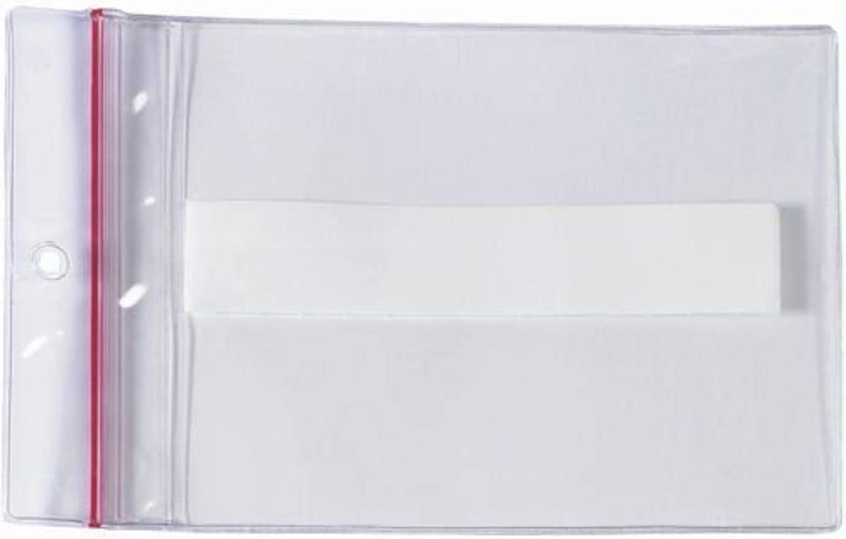 4 x 6" Super-Scan Press-On Vinyl Envelopes - Reclosable
