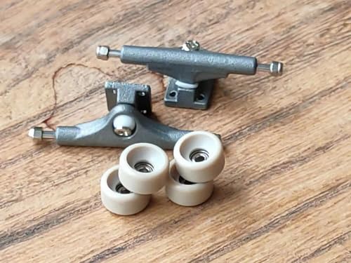 LEEFAI Pro Fingerboard Wheels Handmade Peek Finger Skateboard Wheel- Durable Outdoor Street Bowl Wheels- Measure 8.5x5.0mm