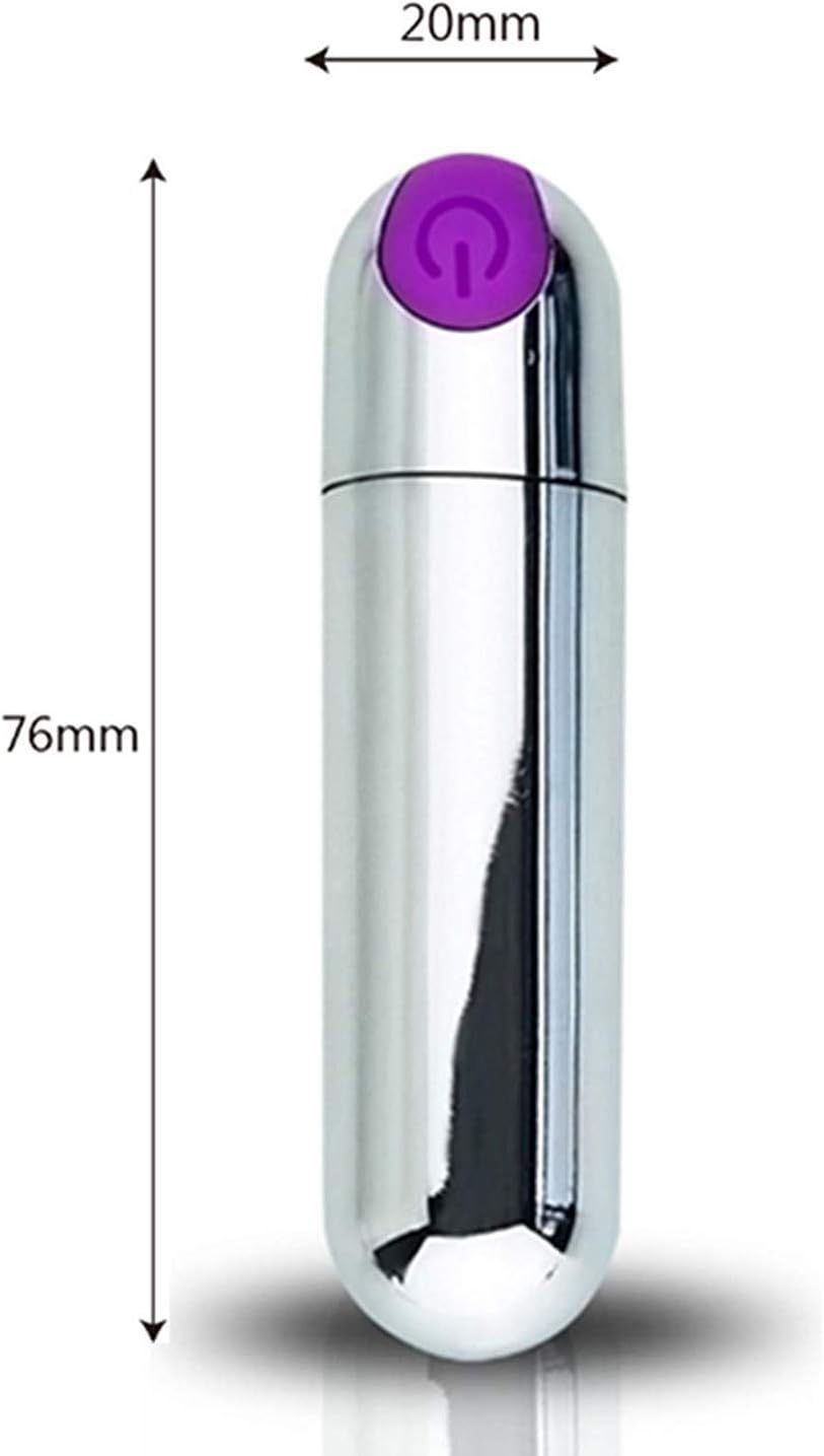 Mini 10-Speed Vibrating Bullet Toy, Powerful Wireless Waterproof Portable Massage Toy for deep Muscle, Sports Recovery