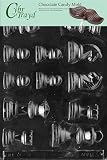 Cybrtrayd M033 Chess Pieces Chocolate Candy Mold with Exclusive Cybrtrayd Copyrighted Chocolate Molding Instructions