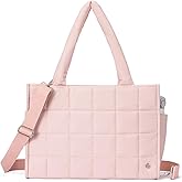 WESTBRONCO Puffer Crossbody Bags for Women Quilted Tote Bag Puffy Weekender Overnight Bag Nylon Shoulder Handbag