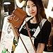 Outtop MINI Messenger Bag Cross Body Hobo Handbag Tote Bags for Women Girl (Brown)