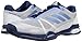 adidas Men's Barricade Club Tennis Shoes, White/Tech Blue/Mystery Blue, (10.5 M US)
