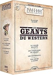 Randolph Scott : Les Géants Du Western - Coffret 4 Films : La Vallée Maudite + Les Aventuriers Du Désert + Les Desperados + Ton Heure A Sonné - Pack