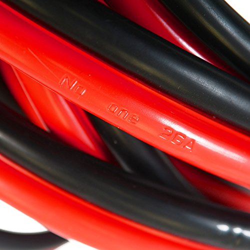 NoOne Booster Cable 2 Gauge 20 Feet 800A Heavy Duty Jump Leads with Built-in LED Light for Truck,SUV - Thumbnail 3