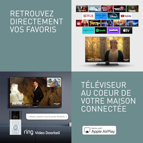 PanasonicTV-32S55AEZ, Série S55 32 Pouces Full HD LED Smart TV, 2024, Fire TV, HD Colour Engine, HDR, Contrôle Vocal Alexa, Mode Jeu, Lecteur Média, Expérience Visuelle Exceptionnelle