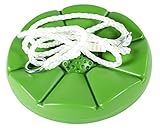 Squirrel Products Heavy Duty Plastic Tree Swing - Disc Rope Swing- Swing Set Additions & Replacements - Outdoor Play Equipment - Green