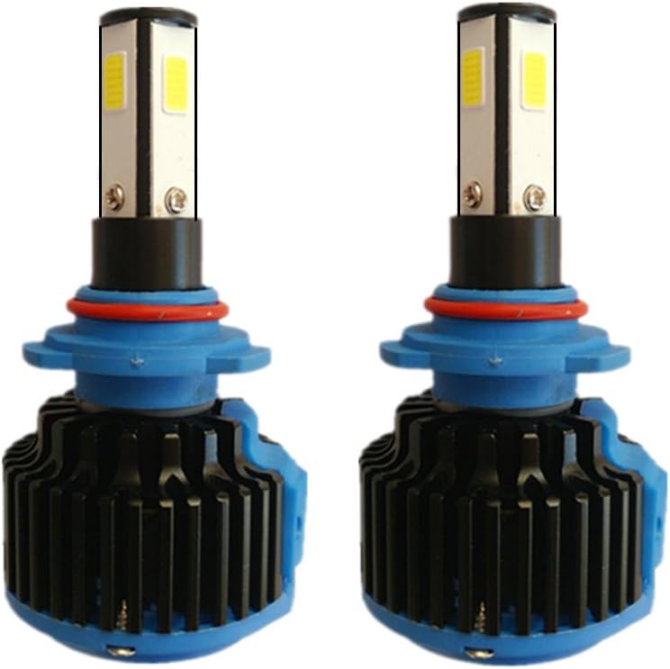 RSSONG 9005 360 Degree LED Car Headlight Kit Bulbs 4-Sides COB Chips 2X50W 2X10000LM Per Pair With Canbus Drive 6000K White HB3/9145/9140/H10 led bulbs [Energy Class A++]