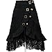 Taiduosheng Women's steampunk party club wear punk gothic retro black lace skirt