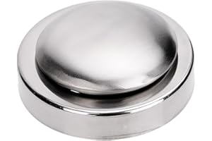 TOVINANNA 304 Stainless Steel Kitchen Soap Odor Round Metal Odor Absorbing Soap for Fish and Garlic Smell