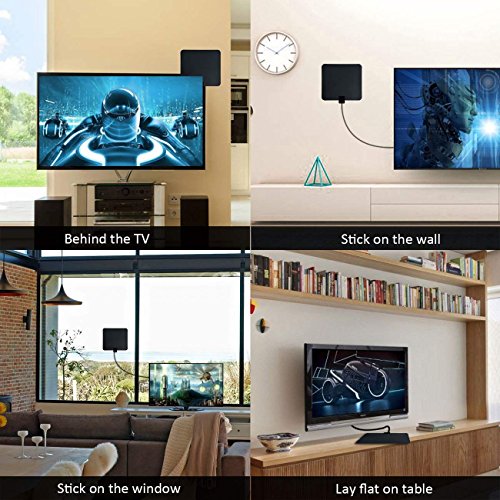 image for MATIS TV Antenna,Amplified HD Digital TV Antenna with Long 60-80 Miles