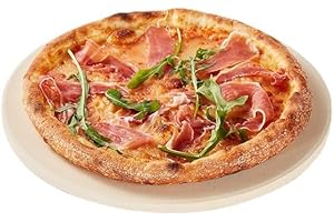 GDGZJJD Large Pizza Stone Round 16", Heavy Duty Cooking Stone for Grill, Baking Pizza Stone for bread, Ideal for Grilling Baking Several Sizes of Pizzas