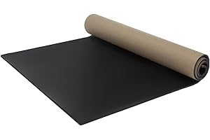 DUPDMKIN Rubber Sheet Neoprene Fabric Versatile Adhesive Foam Padding Ideal for DIY Projects, Gaskets, Soundproofing, Crafts (1/8" Thick × 12" Wide × 24" Long)