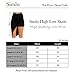 Simlu Womens Drape Up Stretchy Asymmetrical High Low Short Mini Bodycon Pencil Skirt White X-Large