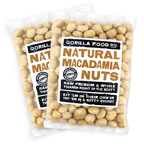 FRESH CROP! Premium Whole (95%) Raw Macadamia Nuts Unsalted 16Oz (2-Packs) - Thumbnail 3