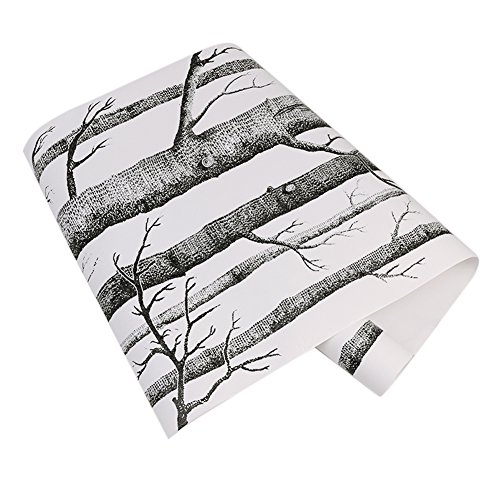 image for CXP Nordic Style Forest Non-Woven Self-Adhesive Wallpaper Simulation V