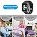 Smart Watch Bluetooth Fitness Tracker, Qidoou Android iOS Compatible Smartwatch of SIM SD Card Slot, Waterproof Pedometer Sleep Calorie Monitor Call/Message Music Clock for Kids Men Women (Black)